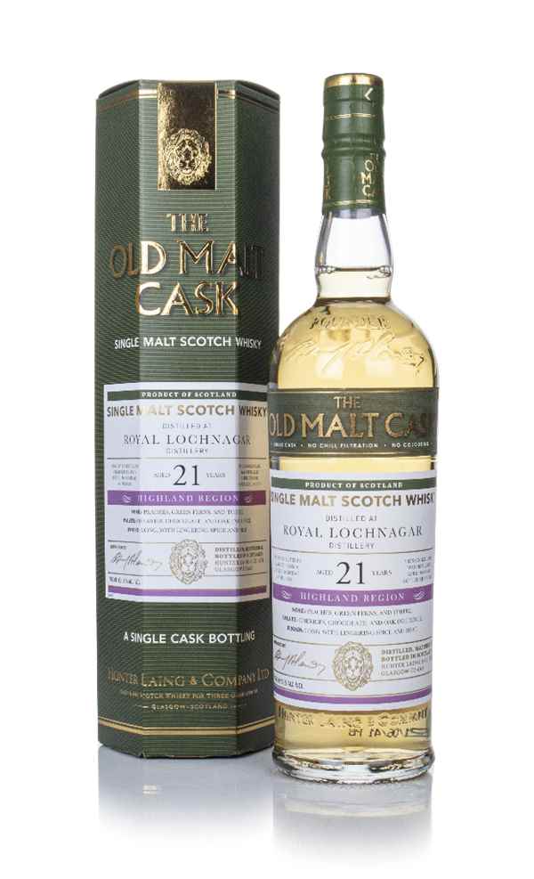 Royal Lochnagar 21 Year Old 2000 (cask 18788) - Old Malt Cask (Hunter Laing) Whisky | 700ML