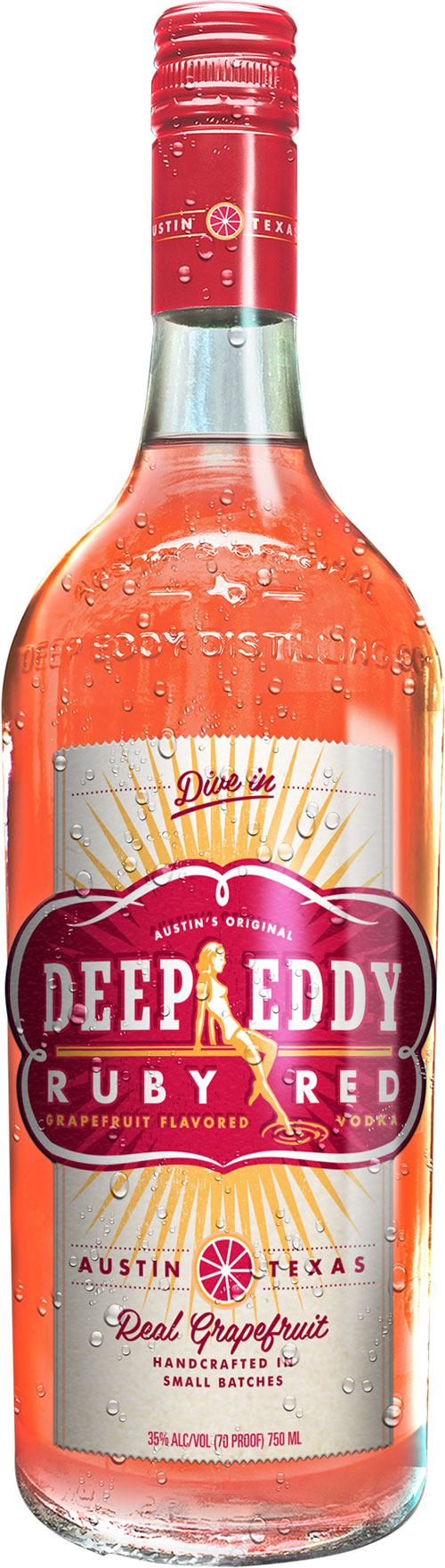 Deep Eddy Ruby Red Grapefruit Vodka - CaskCartel.com