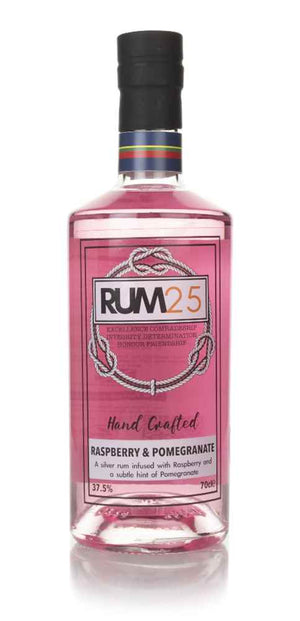 RUM25 Raspberry & Pomegranate Rum | 700ML at CaskCartel.com