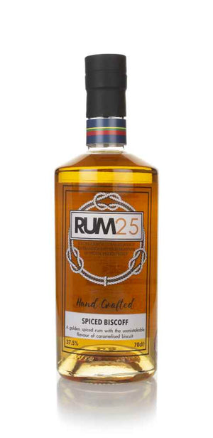 RUM25 Spiced Biscoff Rum | 700ML at CaskCartel.com