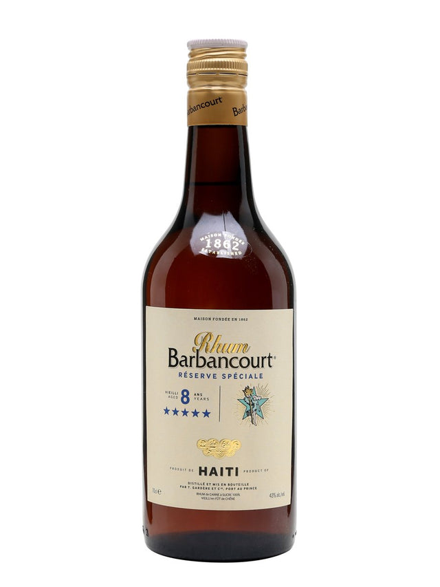 Rhum Barbancourt 5 Star 8 Year Old Rum - CaskCartel.com
