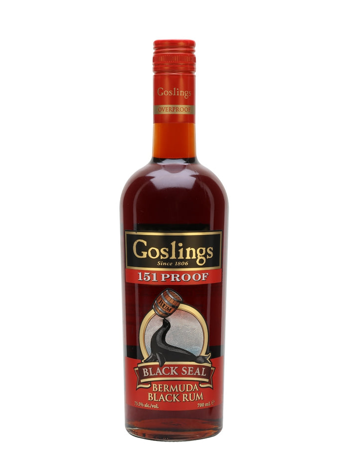 Gosling's Black Seal 151 proof Rum