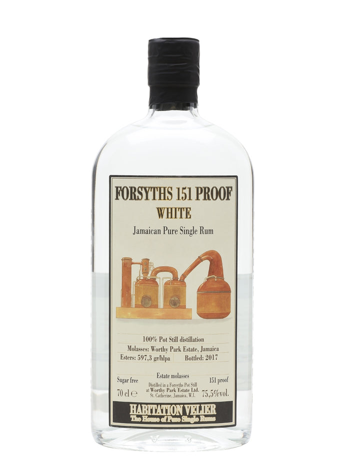 Habitation Velier Forsyths White 151 Proof Rum