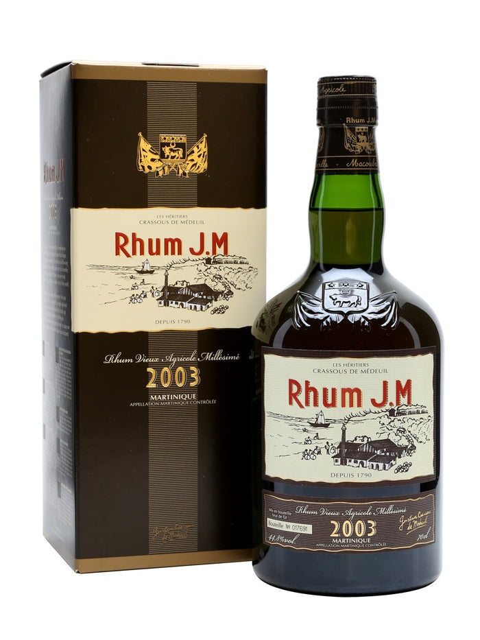 2003 J.M Rhum Vieux Agricole Millesime Rum