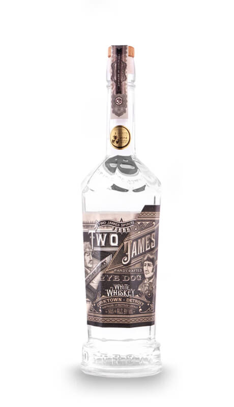 Two James Rye Dog White Whiskey - CaskCartel.com