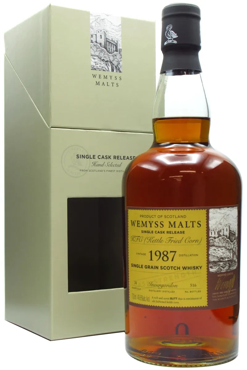 Invergordon Kettle Fried Corn Single Cask 1987 31 Year Old Whisky | 700ML at CaskCartel.com