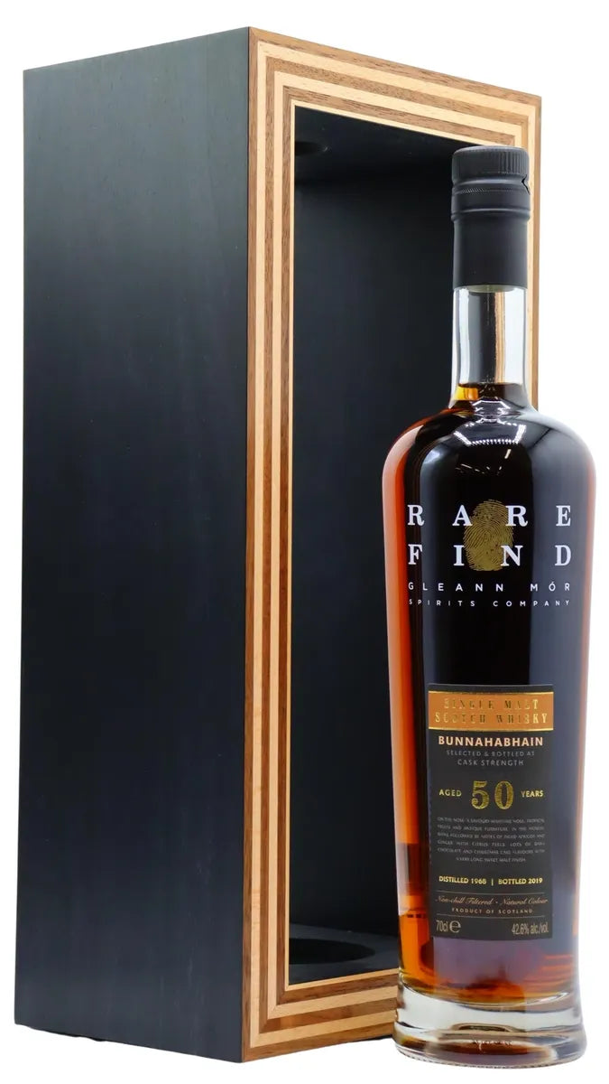 Bunnahabhain Gleann Mor Rare Find Single Cask 1968 50 Year Old Whisky | 700ML