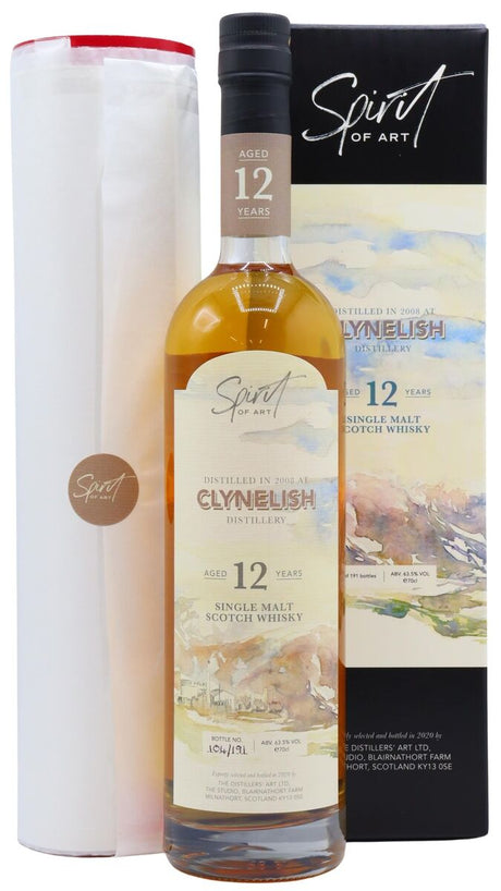 Clynelish Spirit of Art Including Signed Print Single Cask 12 Year Old Whisky | 700ML at CaskCartel.com