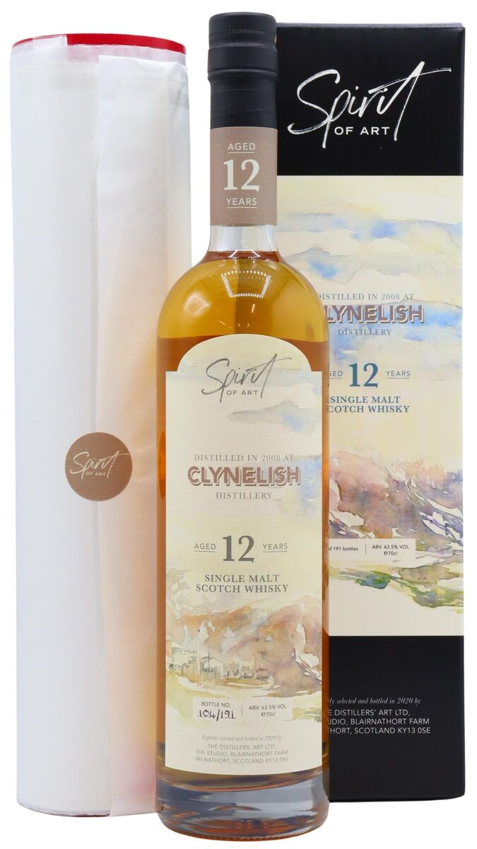Clynelish Spirit of Art Including Signed Print Single Cask 12 Year Old Whisky | 700ML