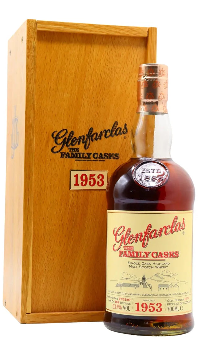 Glenfarclas The Family Casks #1678 1953 53 Year Old Whisky | 700ML at CaskCartel.com