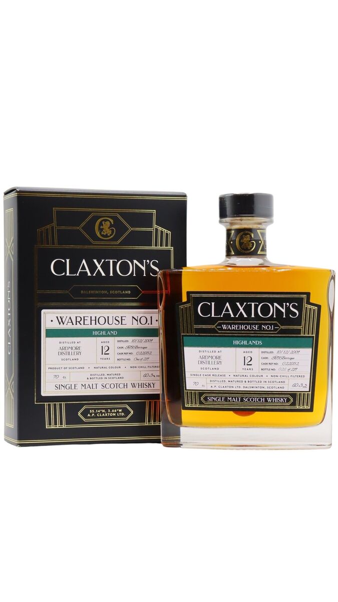 Ardmore Claxton's Warehouse 1 STR Barrique Finish 2009 12 Year Old Whisky | 700ML