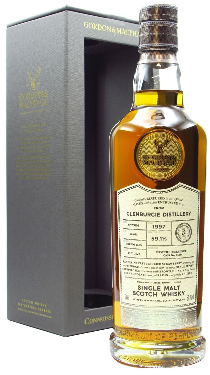 Glenburgie Connoisseurs Choice Single Cask #8530 1997 22 Year Old Whisky | 700ML