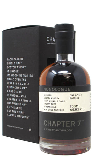 Chapter 7 Monologue Single Cask #16 26 Year Old Whisky | 700ML at CaskCartel.com