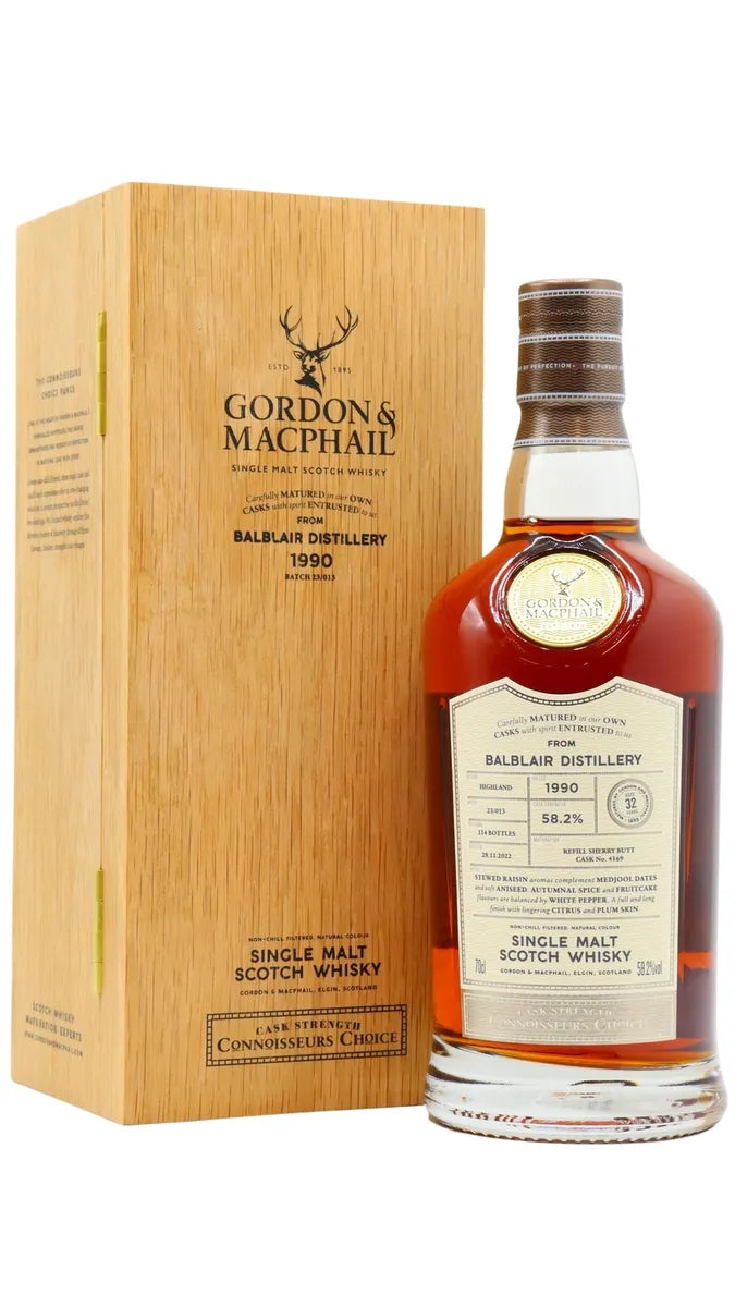 Balblair Connoisseurs Choice Single Cask #4169 1990 32 Year Old Whisky | 700ML