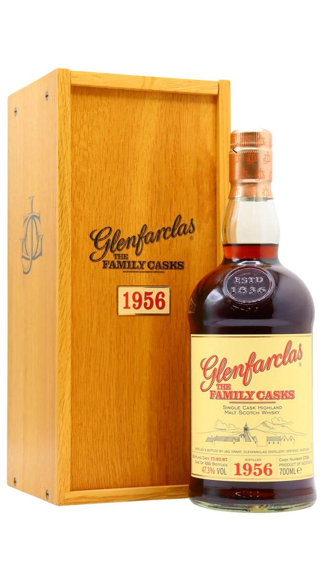 Glenfarclas The Family Casks #1758 1956 50 Year Old Whisky | 700ML at CaskCartel.com