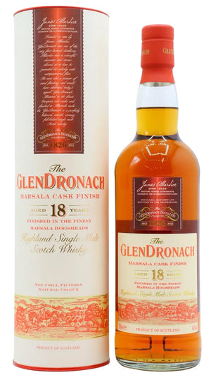 GlenDronach Marsala Cask Finish 18 Year Old Whisky | 700ML at CaskCartel.com