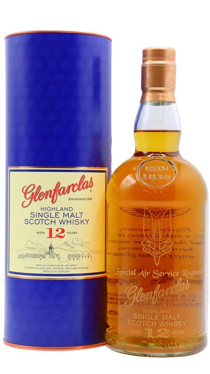Glenfarclas SAS 23rd Special Air Service Regiment 12 Year Old Whisky | 700ML at CaskCartel.com