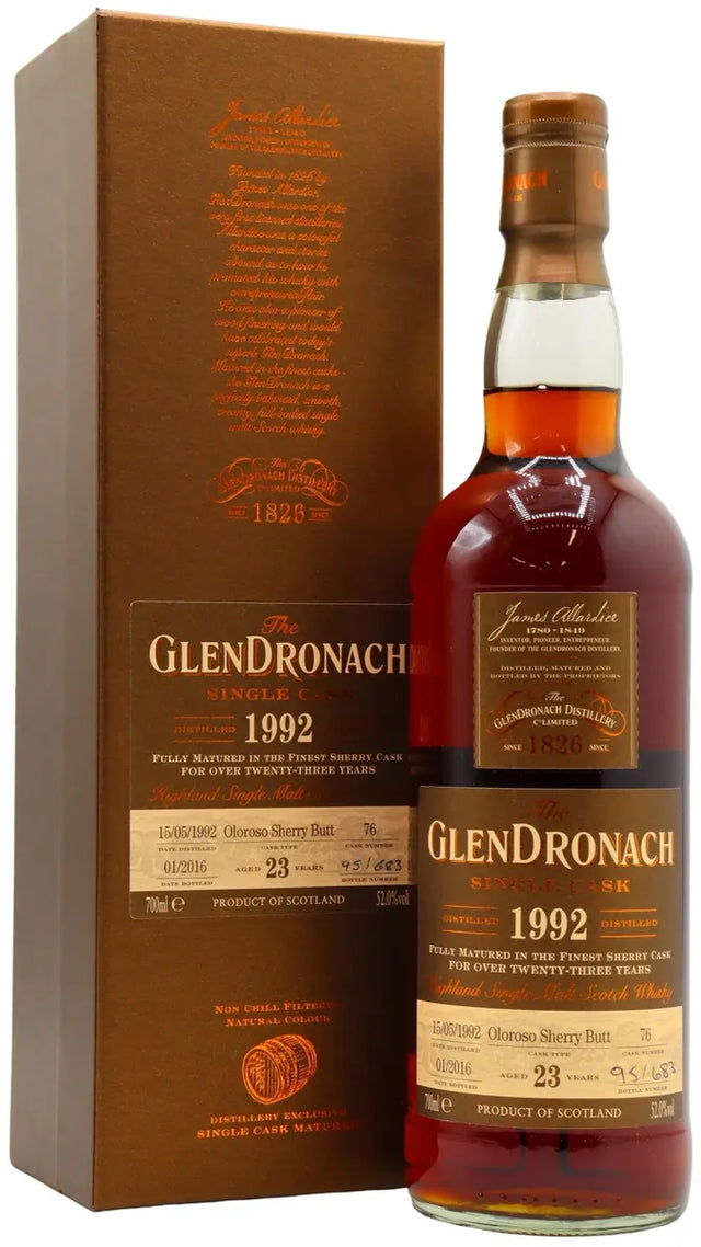 GlenDronach Single Cask #76 Batch #13 1992 23 Year Old Whisky | 700ML at CaskCartel.com