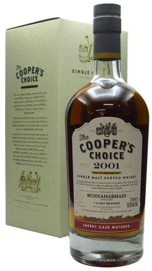 Bunnahabhain Cooper's Choice Single Cask Oloroso Sherry #1426 2001 19 Year Old Whisky | 700ML at CaskCartel.com