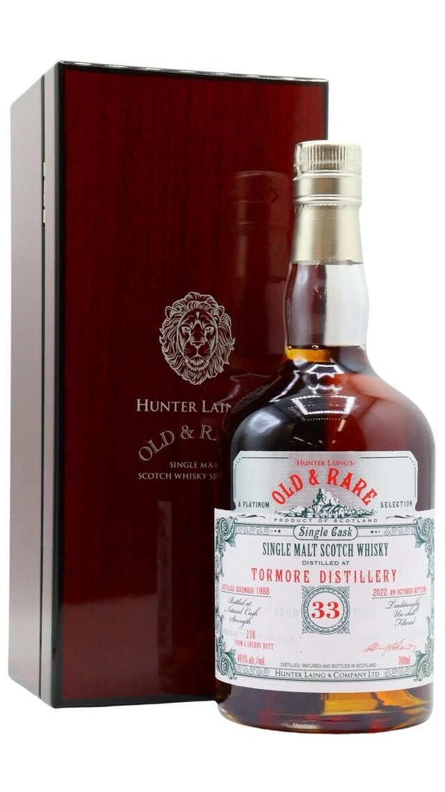 Tormore Old & Rare Single PX Sherry Cask 1988 33 Year Old Whisky | 700ML at CaskCartel.com