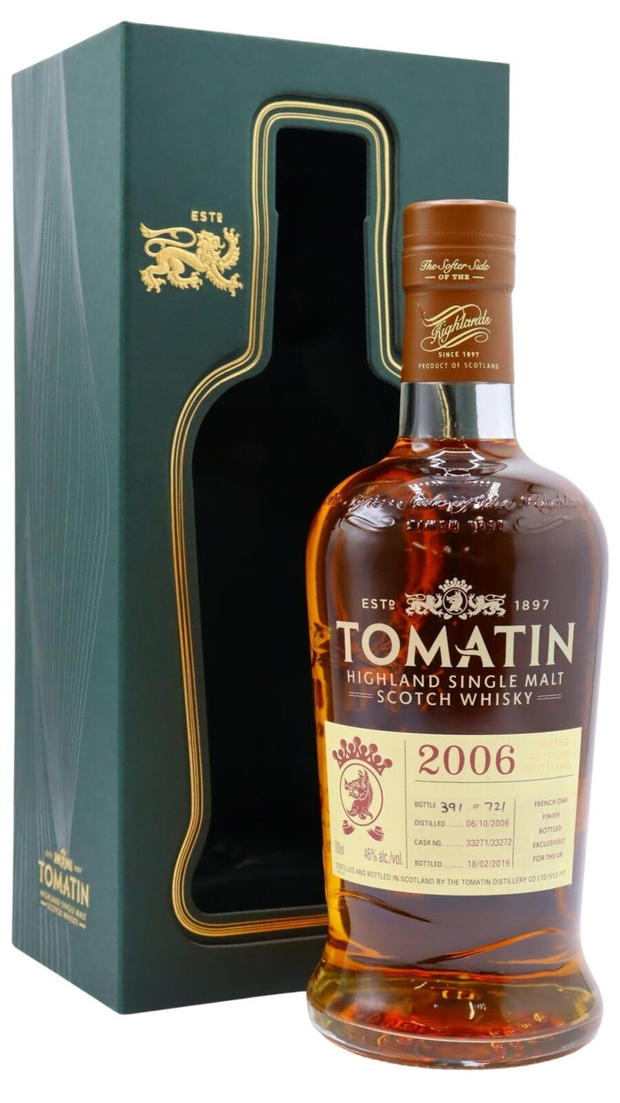 Tomatin French Oak (UK Exclusive) 2006 12 Year Old Whisky | 700ML