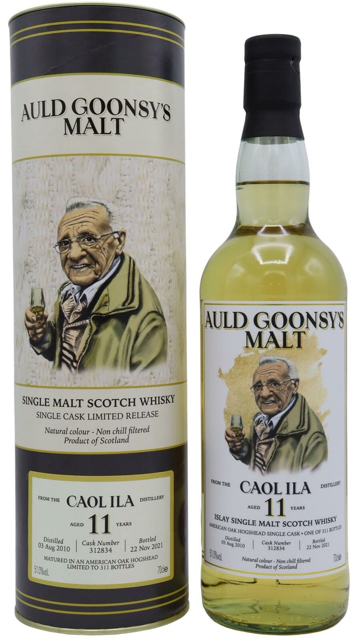 Caol Ila Auld Goonsy's Single Cask #312834 2010 11 Year Old Whisky | 700ML