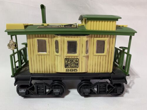 Jim Beam Jersey Western Railway 285 Yellow Caboose Decanter Whiskey at CaskCartel.com