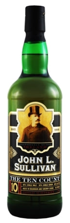 John L. Sullivan The Ten Count, 10 Year Old Irish Whiskey