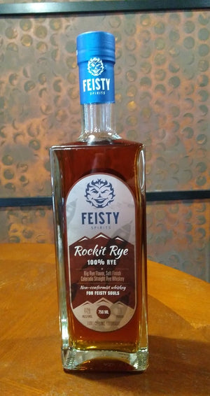 Feisty Spirits Rockit 100% Rye Whiskey