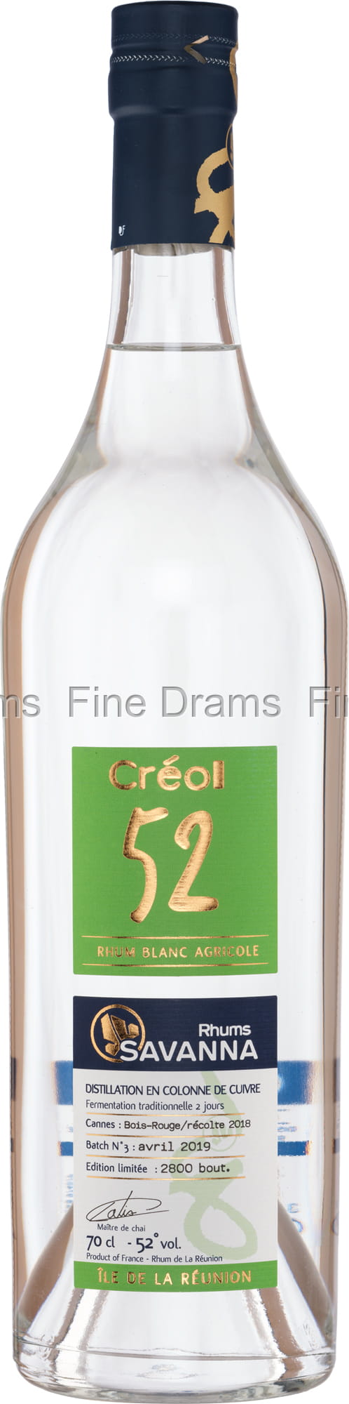 Savanna Creol 52 Batch No.3 Rum | 700ML at CaskCartel.com