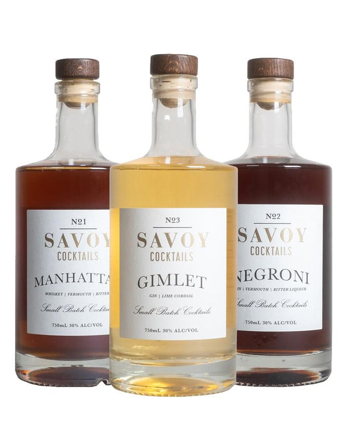 Savoy Cocktails (3 Bottles) Liqueur