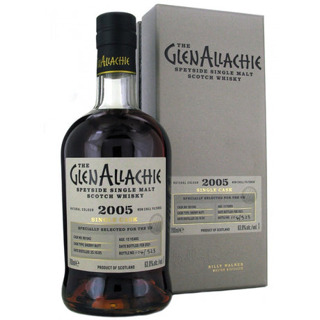 GlenAllachie Single Cask #901042 Sherry Butt 2005 15 Year Old Whisky | 700ML at CaskCartel.com