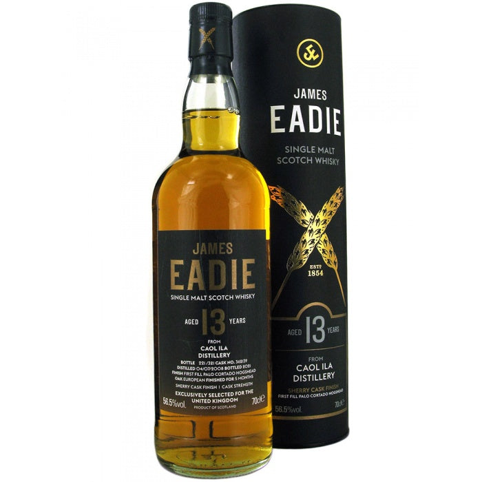 Caol Ila James Eadie Sherry Cask Finish (UK Exclusive) 2008 13 Year Old Whisky | 700ML