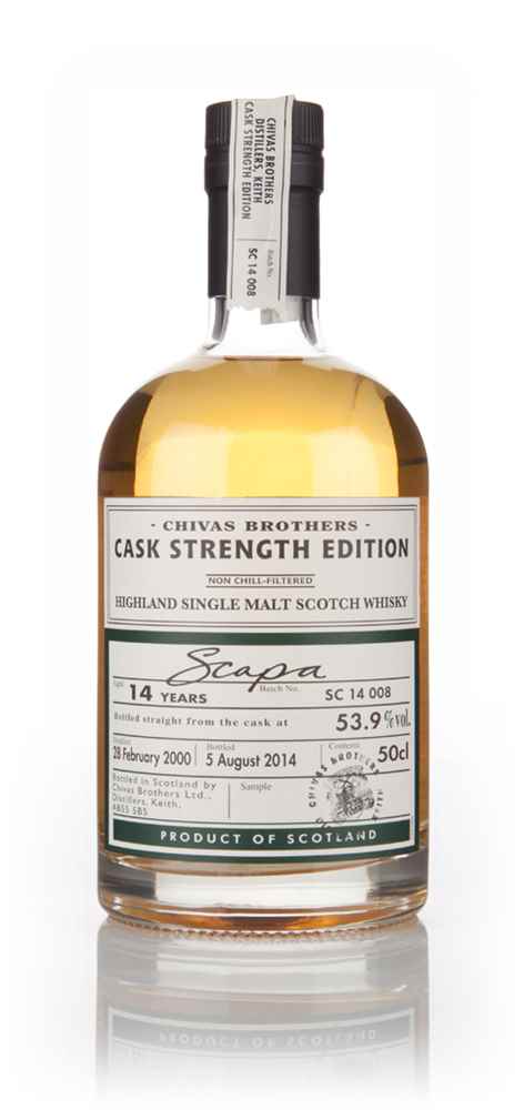 Scapa 14 Year Old 2000 - Cask Strength Edition (Chivas Brothers) Scotch Whisky | 500ML at CaskCartel.com