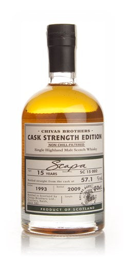 Scapa 15 Year Old 1993 - Cask Strength Edition (Chivas Brothers) Scotch Whisky | 500ML at CaskCartel.com