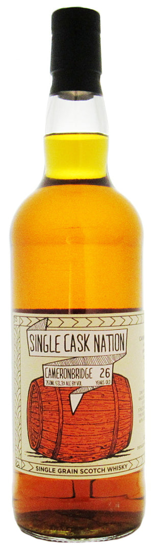 Single Cask Nation Cameronbridge 26 Year Old Single Grain Scotch Whisky - CaskCartel.com