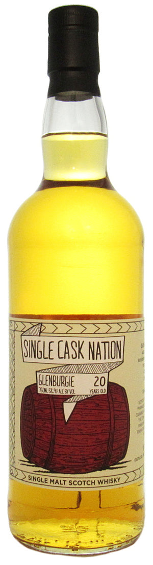 Single Cask Nation Glenburgie 20 Year Old Single Malt Scotch Whisky - CaskCartel.com
