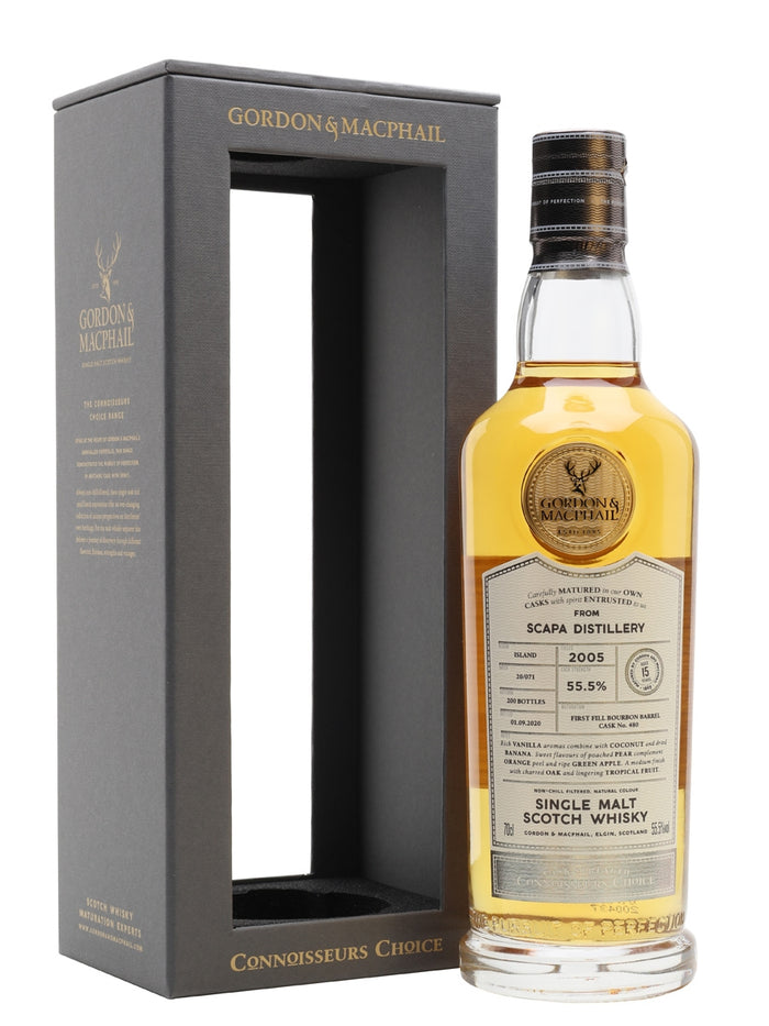 Scapa Connoisseurs Choice Single Cask #480 (UK Exclusive) 2005 15 Year Old Whisky | 700ML