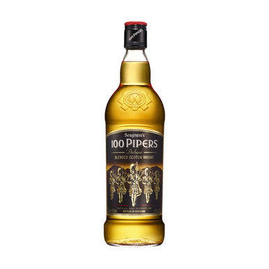 Seagram's 100 Pipers (Proof 80) Blended Scotch Whisky | 1L