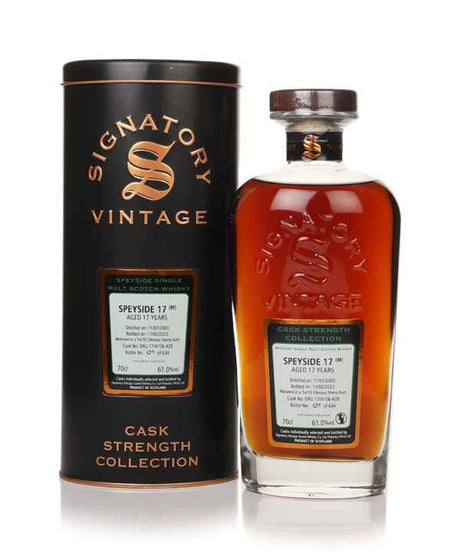 Secret Speyside 17 Year Old 2005 (cask DRU 17/A106 #28) - Cask Strength Collection (Signatory) Scotch Whisky | 700ML at CaskCartel.com