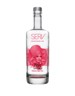 SERV With Natural Flavor Pink Lemonade Trixie Mattel Vodka at CaskCartel.com