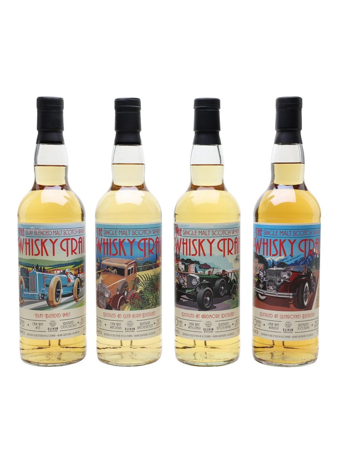 The Whisky Trail Cars Series Set 4 Bottles | 2.8L