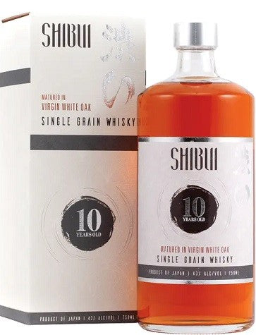 Shibui Single Grain Virgin White Oak Cask 10 Year Japanese Whisky