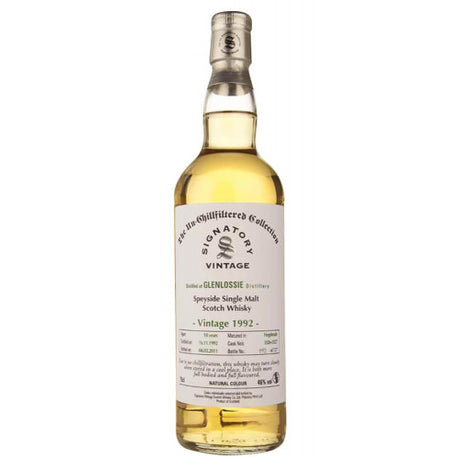Glenlossie 1992 (Signatory Bottling) 19 Year Old Hogshead Single Malt Scotch Whisky at CaskCartel.com