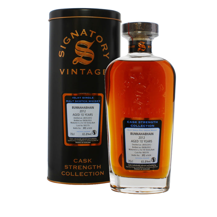 Bunnahabhain 10 Year Old (D.2012, B.2022) Signatory Vintage Scotch Whisky | 700ML