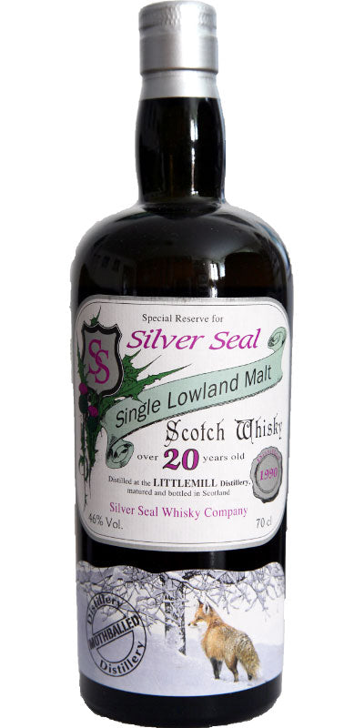 Littlemill 1990 Silver Seal 20 Year Old Scotch Whisky