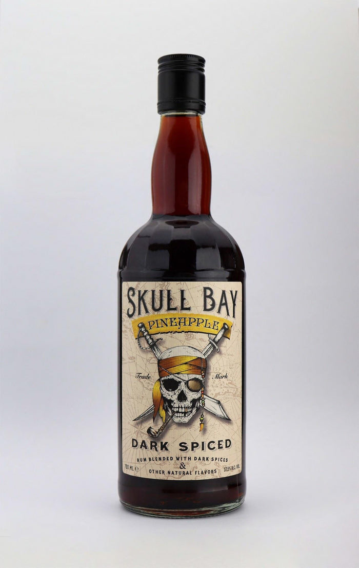 Skull Bay Dark Spiced Pineapple Rum | 700ML
