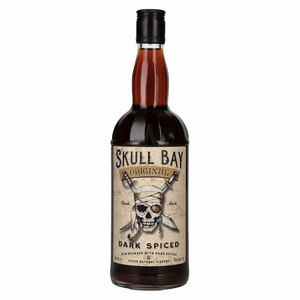 Skull Bay Dark Spiced Original Rum | 700ML at CaskCartel.com