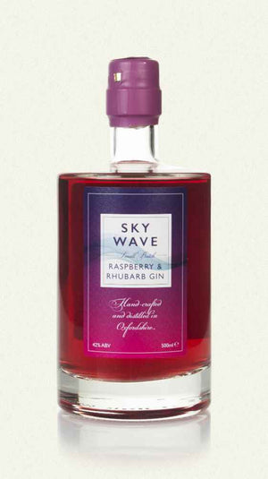 Sky Wave Raspberry & Rhubarb Flavoured Gin | 500ML at CaskCartel.com