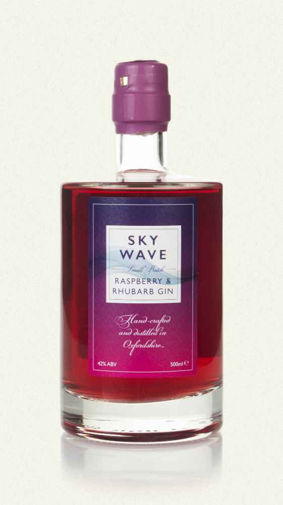Sky Wave Raspberry & Rhubarb Flavoured Gin | 500ML